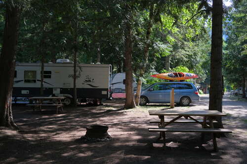 Camping in Revelstoke