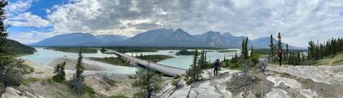 Chetamon, Gargoyle, Cliff Mountain at the Athabasca River