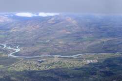 Panoramic view of Jasper from the Skytram