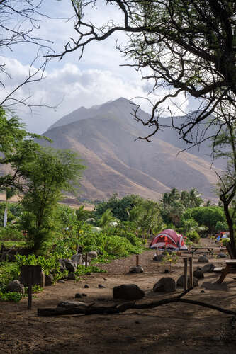 Camping in Maui