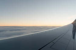 Sunset from the plane