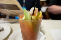 There is a SHRIMP in this drink